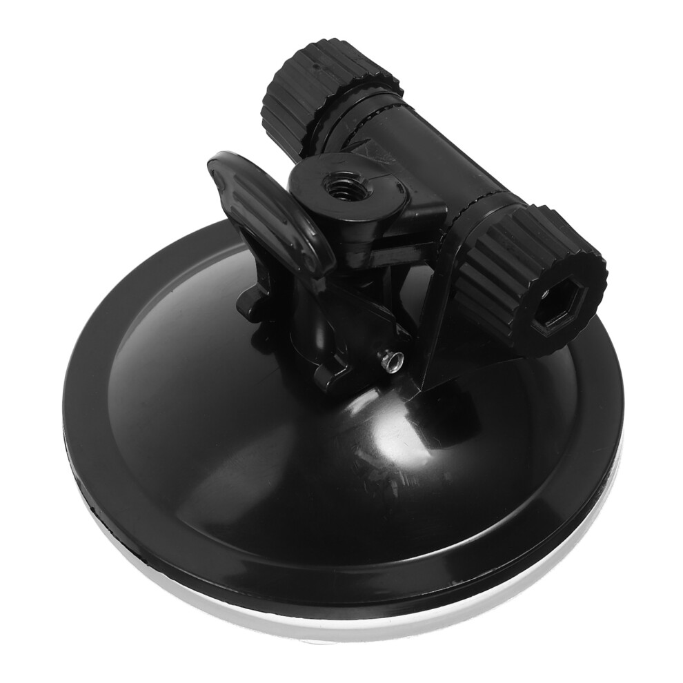 5Pcs Suction Cup Flagpole Bracket For Cars And Outdoor Flags Black 3672484291181