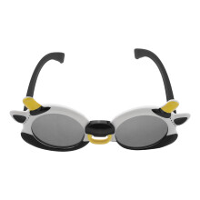 4Pcs Kids Sports Sunglasses Polarized Soft Silicone Adorable Cow Print
