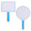 2Pcs Handheld Blue Foam Voting Paddles with Dry Erase Writable Surface 1