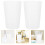 50Pcs Transparent Toothbrush Holders Plastic Cups for Bathroom Use 1