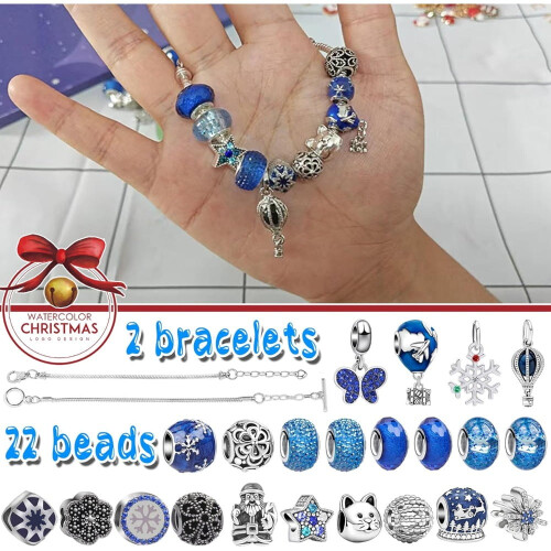 Julekalender med armbånd – 24 dagers DIY-sett 2