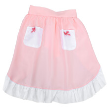 Women Waist Voorzetel Half Retro Met Zakken Roze