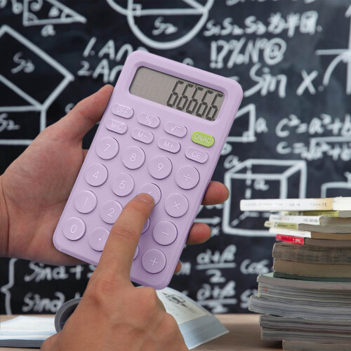 Basic 4 Function Calculator for Students and Office: Small, Portable, and Easy to Use, Suitable for School and Office Essentials 2
