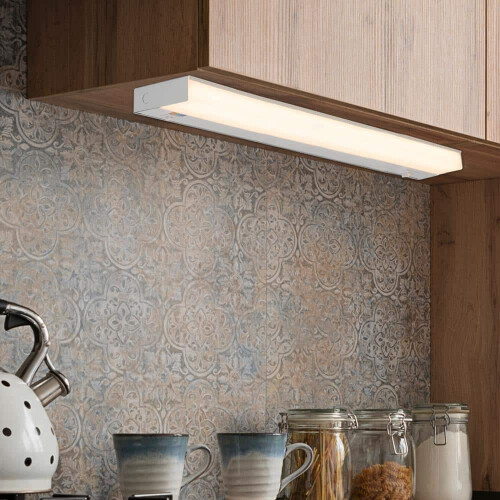 Barra de luz LED de 18 polegadas para instalação sob armários, 9W, 5CCT 1