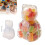 Recipiente transparente para doces em formato de urso, 40x22cm 5