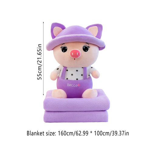 Couverture gonflable en peluche douce et confortable (1 pièce) 1