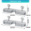 Suction Cup Shelf High Capacity Bathroom Storage Shelf For-3 4
