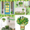 Multipurpose Patrick's Day Wreath Four Leaf Clovers Pendant-6 2