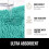 Chenille Bath Rug 24x17 in Turquoise with Rubber Backing 4