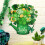 Multipurpose Patrick's Day Wreath Four Leaf Clovers Pendant-6 5