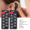20pcs Transparent Silicone Open Ear Dome Tips for Minifit 8mm 3