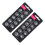 20pcs Transparent Silicone Open Ear Dome Tips for Minifit 8mm 12