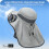 Adjustable Breeze Cooling Sun Hat Solar Powered Solar-Dark Grey 7