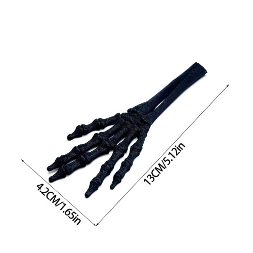 Réplica realista de mano de esqueleto de plástico flexible 2