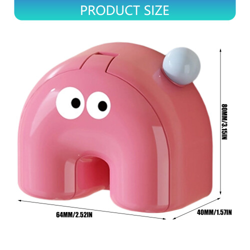 Lovely Toothbrush Holder with Suction Cup Wall Mounted Easy-3 2