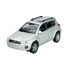 WELLY TOYOTA RAV 4 RAV4 SILVER 1:34 MODEL NEW