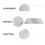 2Pcs Durable Aluminum Pet Cool Pad Heat Dissipation Board Silver 8