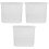3Pcs Transparent Bread Storage Container PP Fridge Food Organizer Box 5