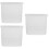3Pcs Transparent Bread Storage Container PP Fridge Food Organizer Box 9