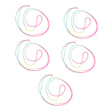15Pcs Jump Elastic Band Toys Camouflage Safe Kids Sports Gear