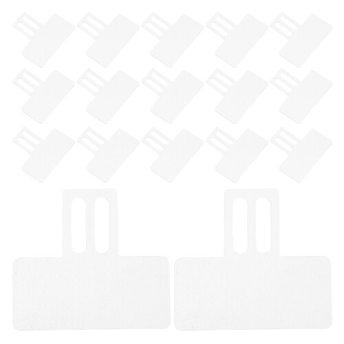 100Pcs Transparent Plastic Price Tags for Optical Store Glasses Frames
