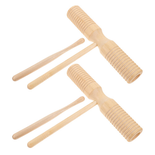 10Ensembles Ensemble Percussion Guiro Bois Naturel Pour Activités Scolaires