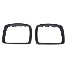 Abs Rear View Side Mirror Cover Trim Frame Decoration,Door Wing Mirror Cover For  X5 E53 3.0D/3.0I/4.4I 2000-2006 Rearview Mirror Covers