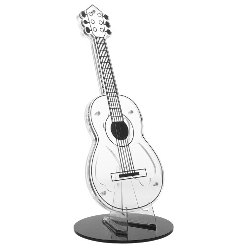 4Pcs Transparent Guitar Pick Display Case Acrylic Storage for Guitar 1