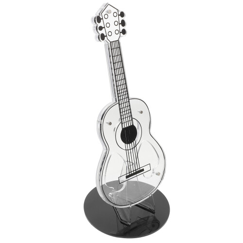 4Pcs Transparent Guitar Pick Display Case Acrylic Storage for Guitar 2