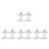 8Pcs Silver Metal Fire Extinguisher Wall Mount Bracket for Home Office 5