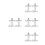 8Pcs Silver Metal Fire Extinguisher Wall Mount Bracket for Home Office 10