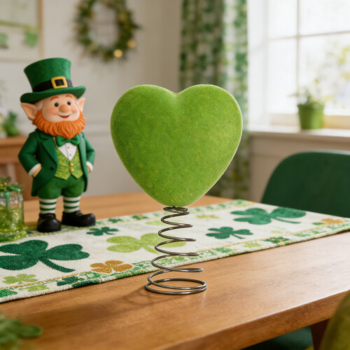 Patricks Day Tree Toppers Ierse Massaal Mini Groen Hart-3 2