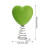 Patricks Day Mini Flocking Heart Tree Toppers Decoration-2 5
