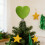 Patricks Day Mini Flocking Heart Tree Toppers Decoration-2 7