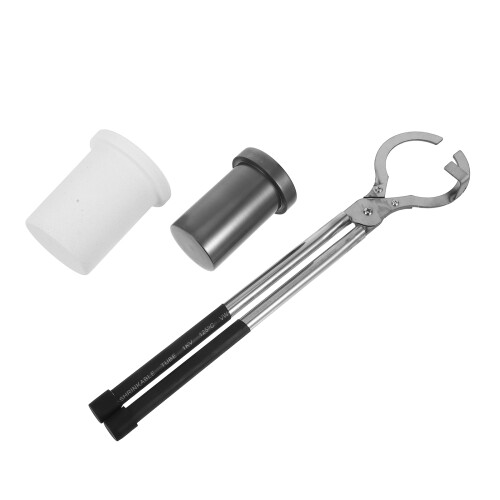 3Sets Durable Graphite Crucible and Tongs for Gold Silver Refining 1