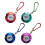 Retractable 2M Mini Tape Measure ABS Case With Keychain-Blue 2