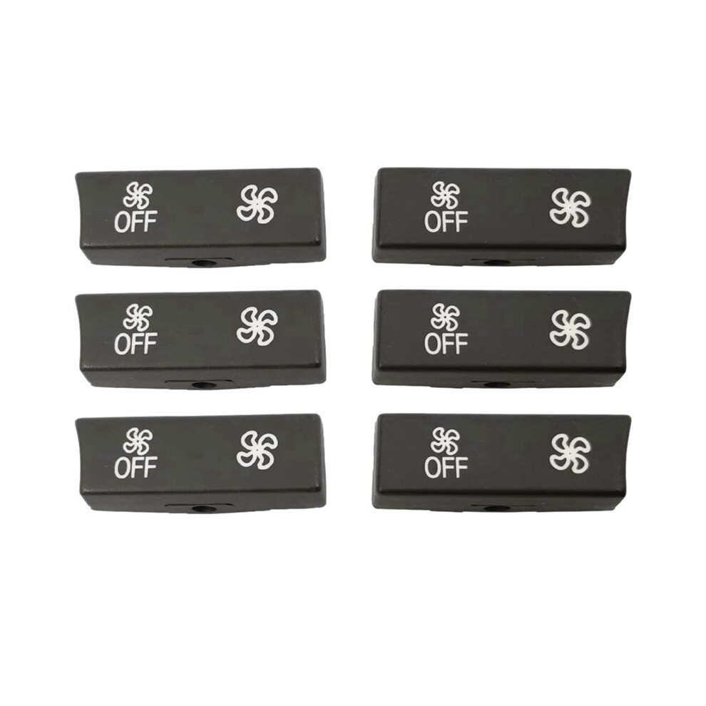 6X For- A/C Climate Control Panel Fan Speed Button ,For F01 F04 F06 F07 F10 F13 X5 F15/M F85 X6 F16 4711089243931