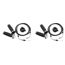 2Conjunto Juego de Empuñaduras Giratorias de Acelerador Universal con Cable de Acelerador de Scooter de 78 Pulgadas para 50Cc 80Cc 125Cc 150Cc GY6
