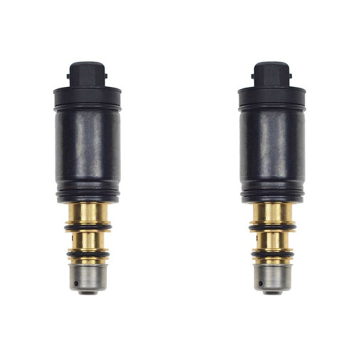 2X Billuftkonditionering AC-Kompressor Magnetventil Elektronisk Styrventil för