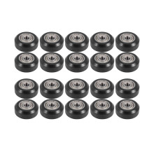 20Pcs Roue de Poulie En Plastique Avec Roulement de Poulie de Renvoi pour Imprimante 3D