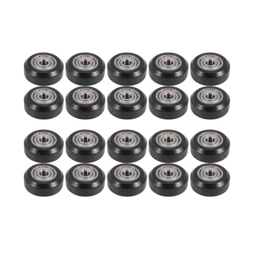20Pcs  Plastic Pulley Wheel with Bearing Idler Pulley Gear for 3D Printer
