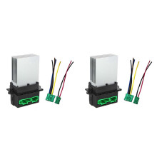 2X Blower Motor Heater Fan Resistor+Connector/Wire for Tiida Livina 27150ED70A