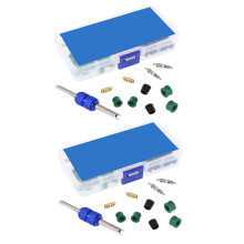 142PZ A / C Aria Condizionata Valve R12 R134A Valvola di Refrigerazione R12 / R134A AC Kit Valvola Principale Kit di Riparazione