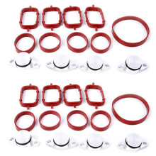2Set 22 mm Byte Av Virvelklaff Borttagningsämnen Grenrörspackningar för M47