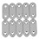 Flat Mending Plates Repair Fixing Joining Brackets 40X15mm 20Pcs 1
