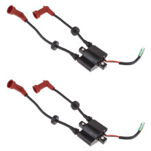 2X Marine Outboard Ignition Coil Assy for F9.9 13.5 15 20 25HP 40HP Replace 6F5-85570-10, 6F5-85570-11 Parts