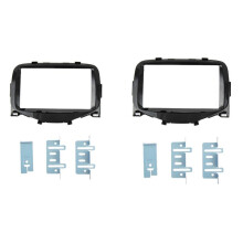 2pcs 178 x 102mm Double Din Car Radio Stereo DVD Fascia Panel Frame GPS Frame for 2014+ Aygo, 108