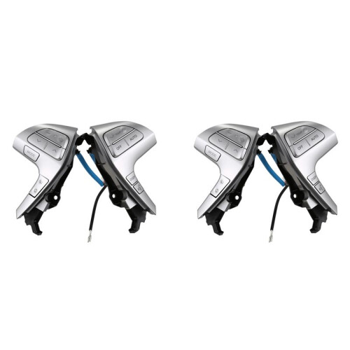4x 84250-0E120 Multifunction Steering Wheel Combination Control  for  Camry(Silver) 1