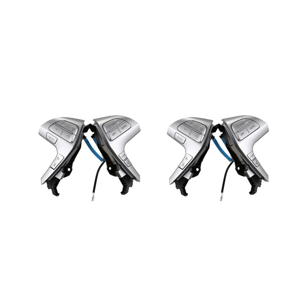 4X 84250-0E120 Multifunction Steering Wheel Combination Control For Camry(Silver) Silver 4713858152550