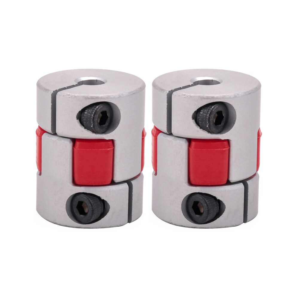 2Pcs 5Mmx8mmx25mm Cnc Stepper Motor Flexible Plum Jaw Shaft Coupling Coupler New 6032785919547